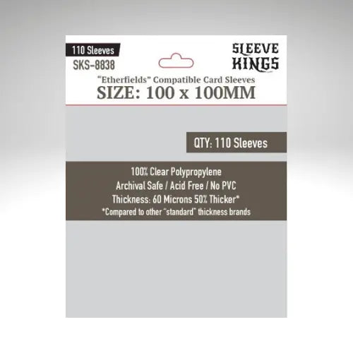 Sleeve Kings Sleeves (100X100mm) 110 Pack