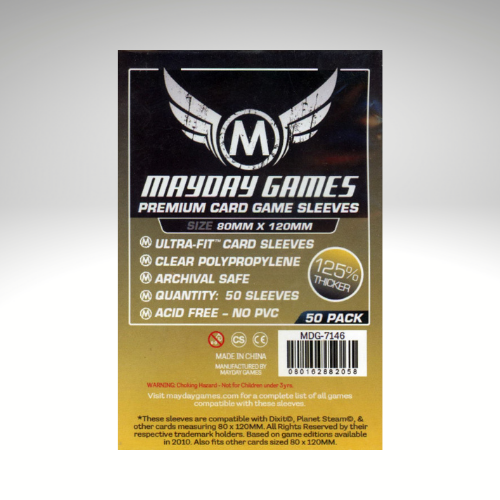 Mayday Games Dixit Sleeve Magnum Ultra Fit Premium (80x120mm) 50 pack