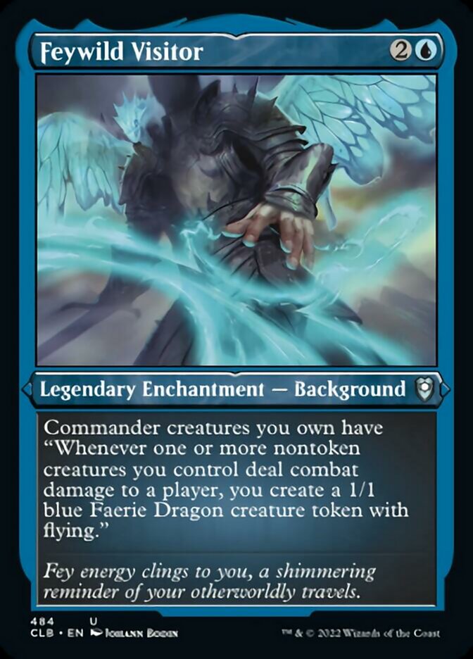 Feywild Visitor (Foil Etched) [Commander Legends: Battle for Baldur's Gate] Magic: The Gathering