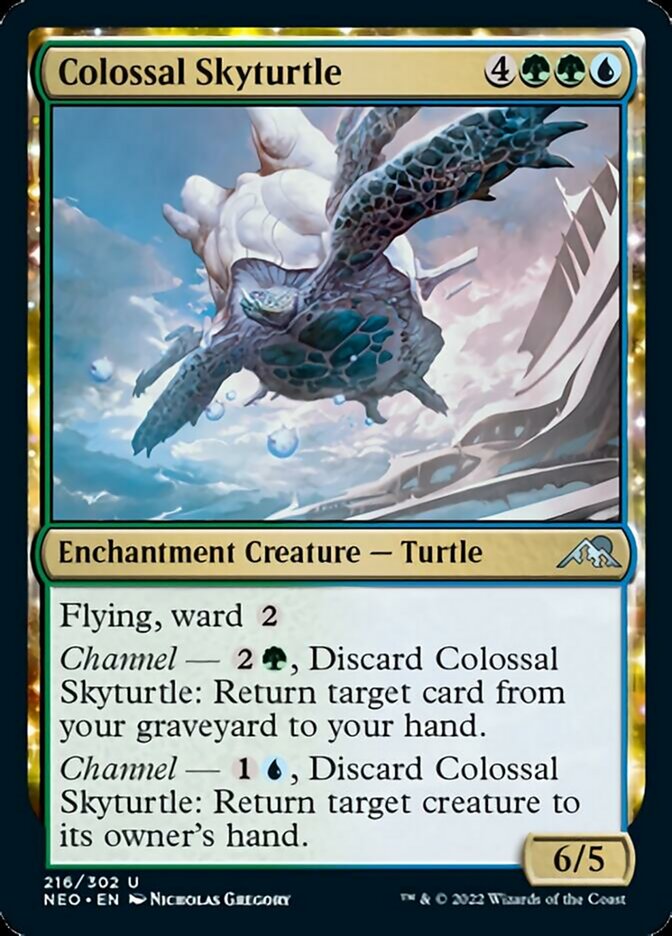 Colossal Skyturtle [Kamigawa: Neon Dynasty] Magic: The Gathering