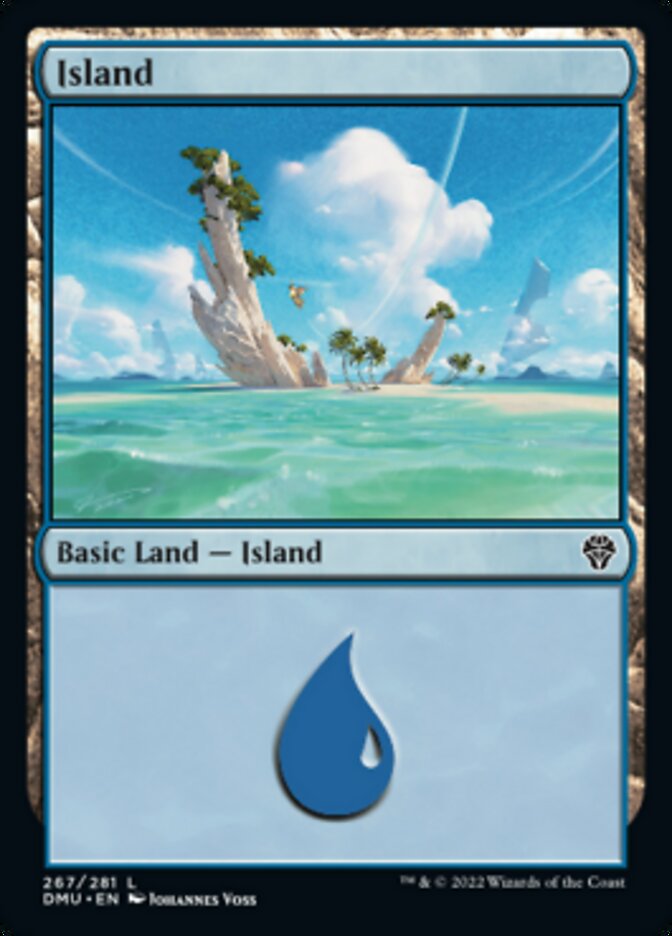 Island (267) [Dominaria United] Magic: The Gathering