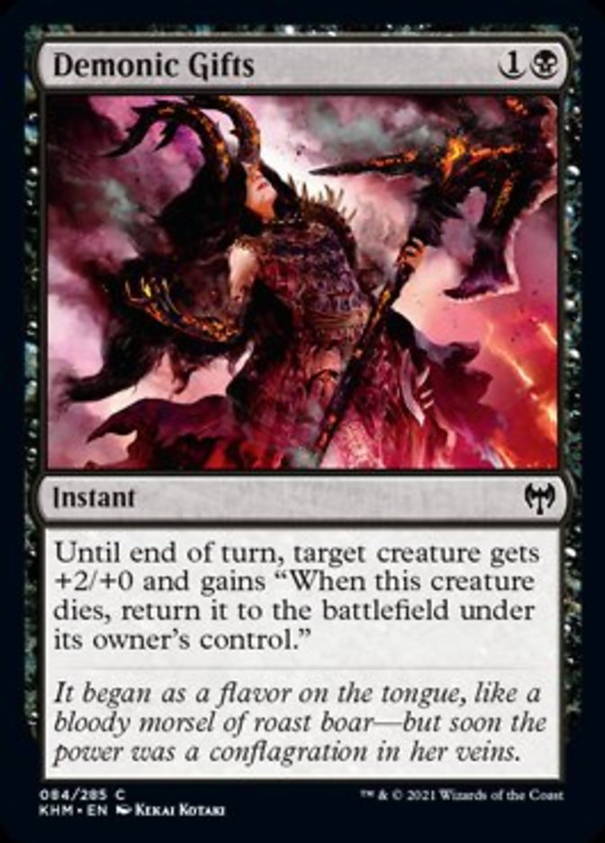 Demonic Gifts [Kaldheim] Magic: The Gathering