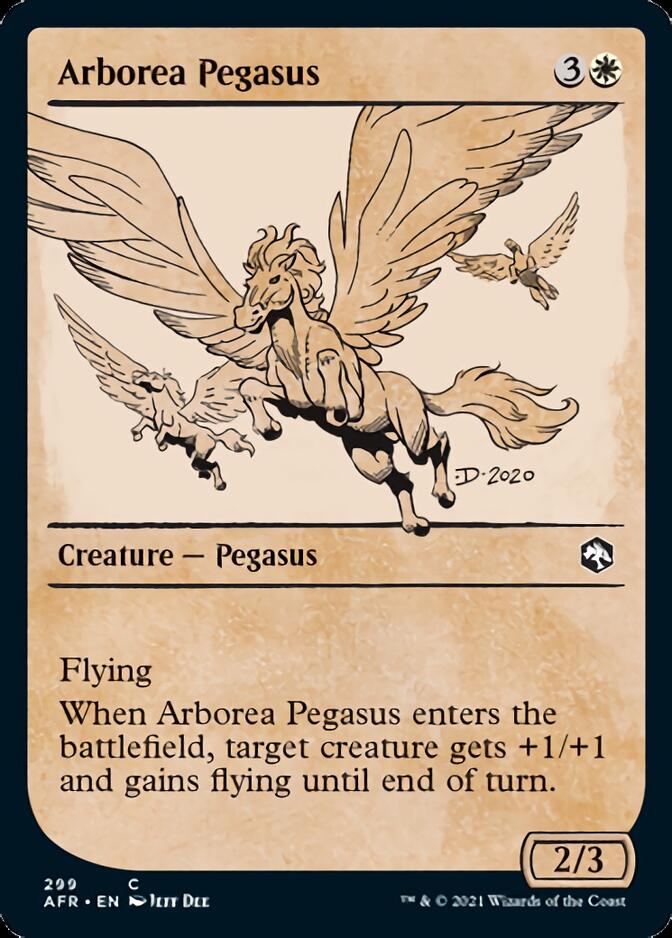 Arborea Pegasus (Showcase) [Dungeons & Dragons: Adventures in the Forgotten Realms] Magic: The Gathering