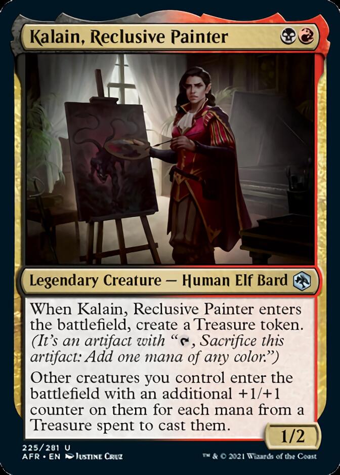 Kalain, Reclusive Painter [Dungeons & Dragons: Adventures in the Forgotten Realms] Magic: The Gathering