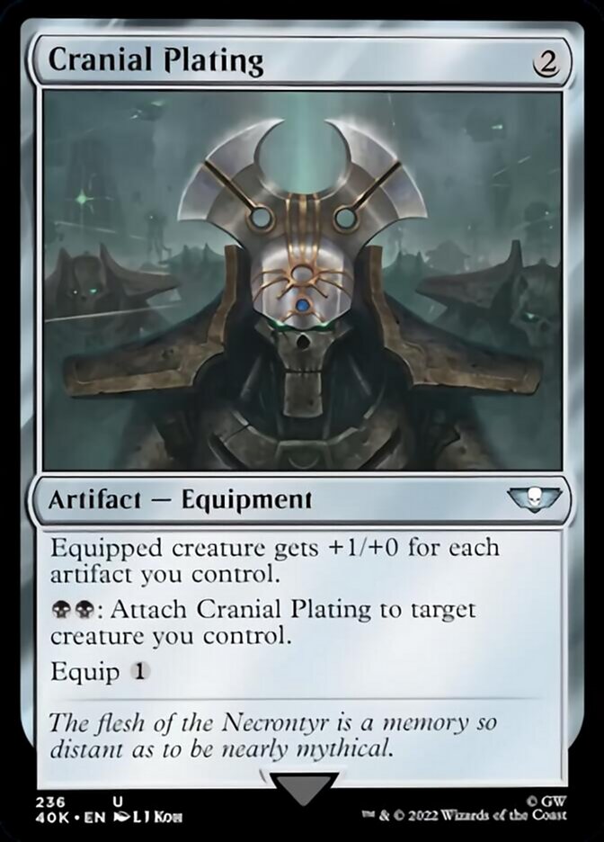 Cranial Plating [Warhammer 40,000] Magic: The Gathering