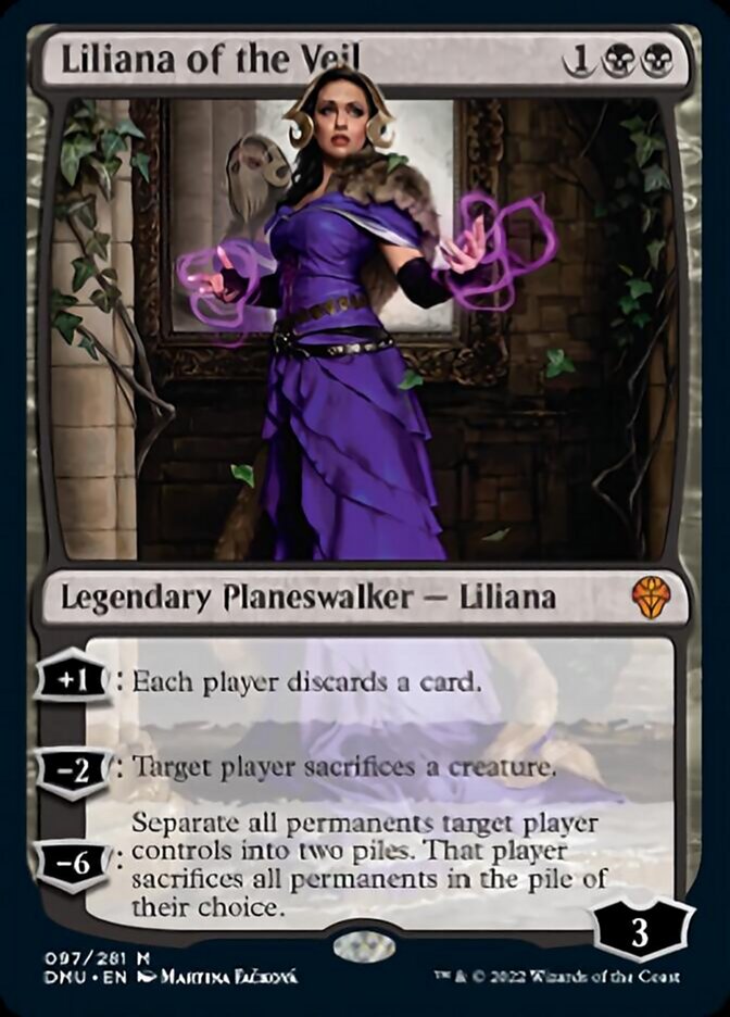 Liliana of the Veil [Dominaria United] Magic: The Gathering