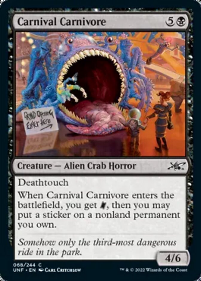 Carnival Carnivore [Unfinity] Magic: The Gathering