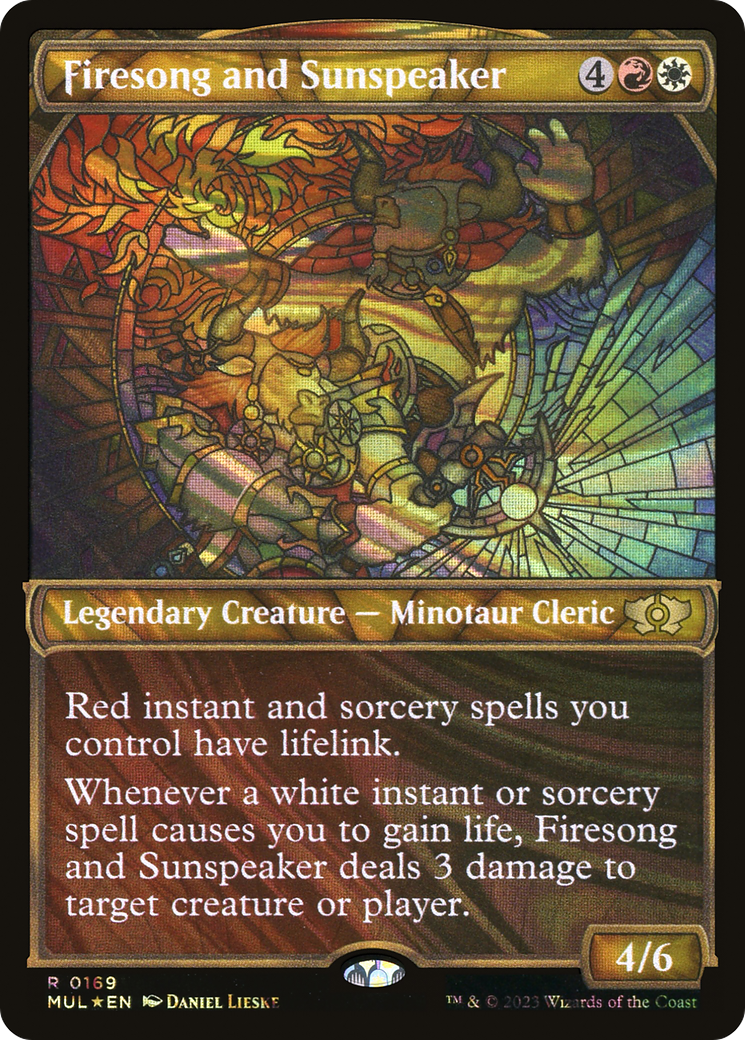 Firesong and Sunspeaker (Halo Foil) [Multiverse Legends] Magic: The Gathering