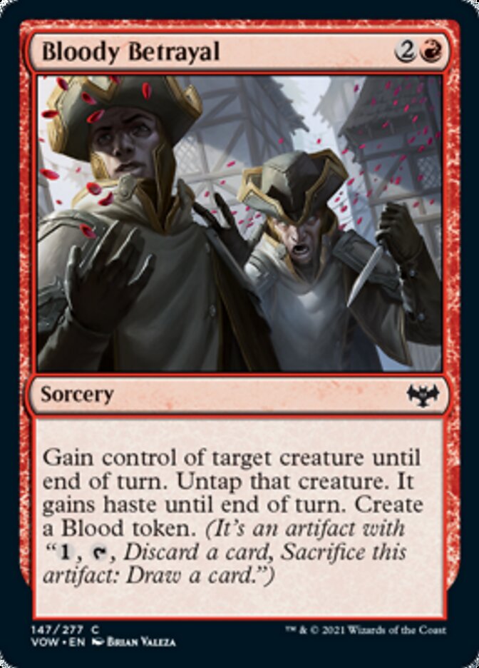 Bloody Betrayal [Innistrad: Crimson Vow] Magic: The Gathering