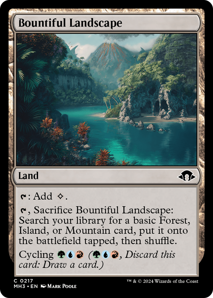 Bountiful Landscape [Modern Horizons 3] Magic: The Gathering