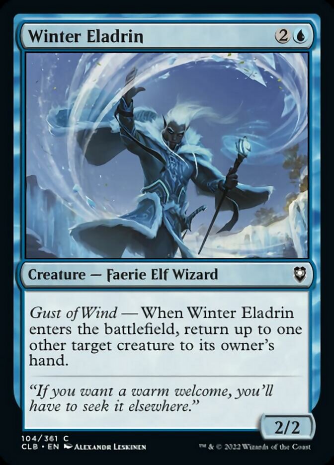 Winter Eladrin [Commander Legends: Battle for Baldur's Gate] Magic: The Gathering