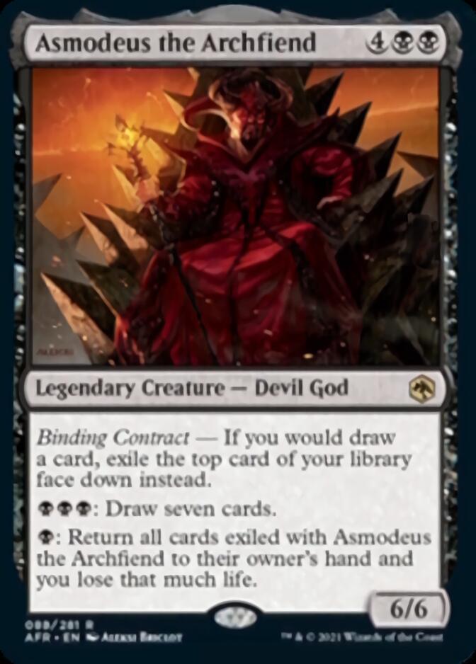 Asmodeus the Archfiend [Dungeons & Dragons: Adventures in the Forgotten Realms] Magic: The Gathering