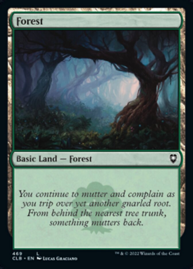 Forest (469) [Commander Legends: Battle for Baldur's Gate] Magic: The Gathering