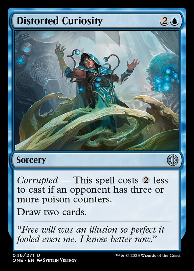 Distorted Curiosity [Phyrexia: All Will Be One] Magic: The Gathering