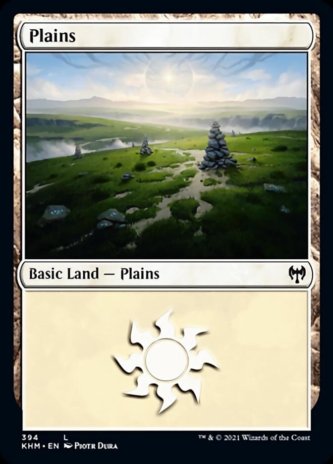 Plains (394) [Kaldheim] Magic: The Gathering