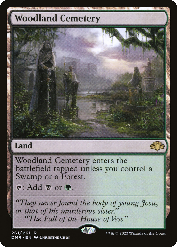 Woodland Cemetery [Dominaria Remastered] Magic: The Gathering