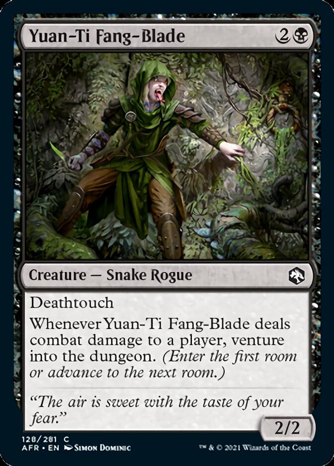 Yuan-Ti Fang-Blade [Dungeons & Dragons: Adventures in the Forgotten Realms] Magic: The Gathering