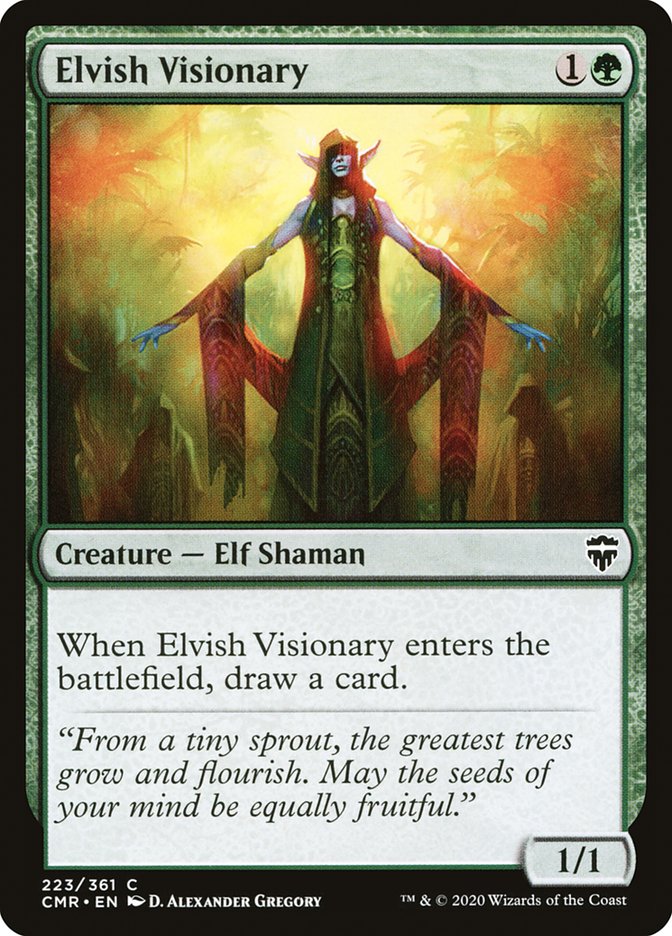 Elvish Visionary [Commander Legends] Magic: The Gathering