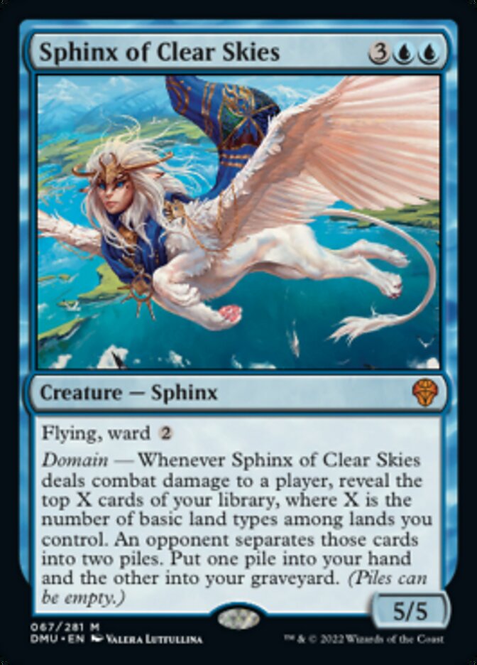 Sphinx of Clear Skies [Dominaria United] Magic: The Gathering