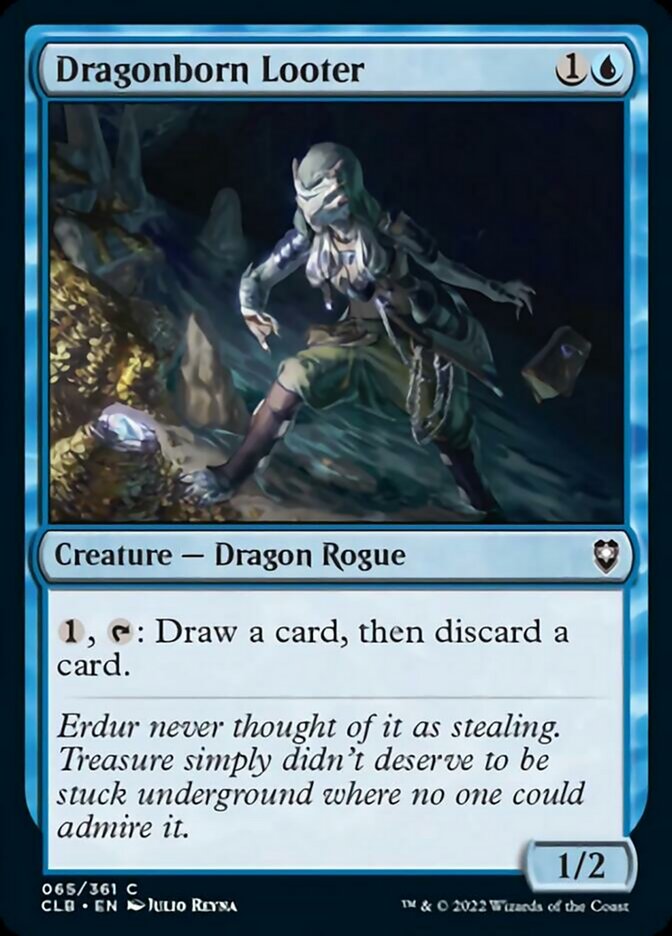 Dragonborn Looter [Commander Legends: Battle for Baldur's Gate] Magic: The Gathering