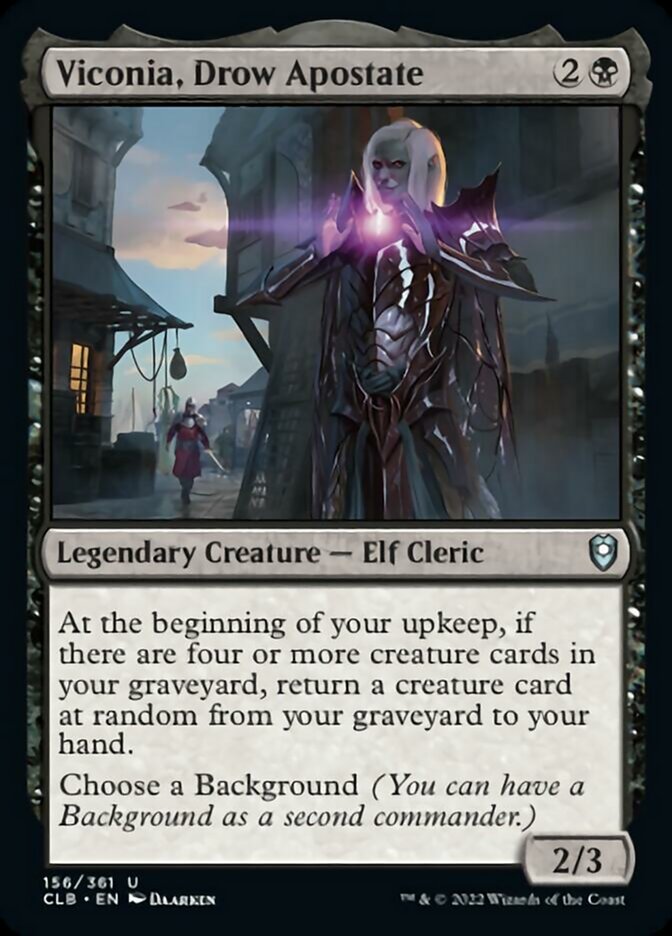 Viconia, Drow Apostate [Commander Legends: Battle for Baldur's Gate] Magic: The Gathering