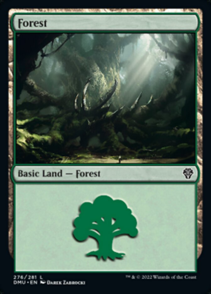 Forest (276) [Dominaria United] Magic: The Gathering