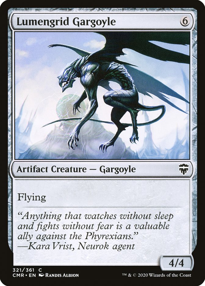 Lumengrid Gargoyle [Commander Legends] Magic: The Gathering