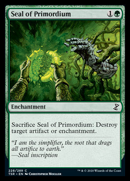 Seal of Primordium [Time Spiral Remastered] Magic: The Gathering