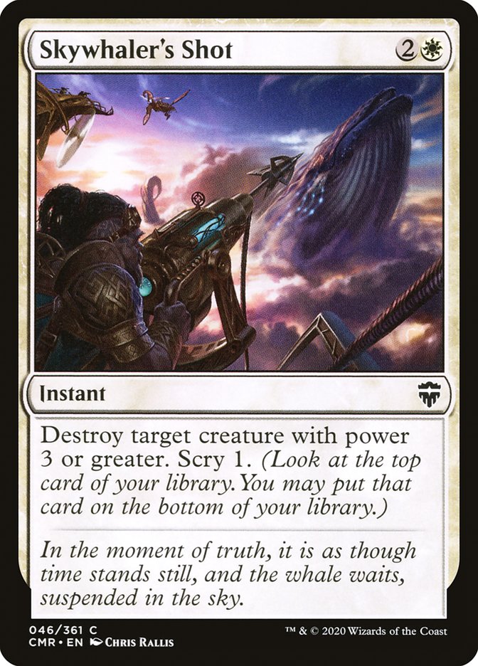 Skywhaler's Shot [Commander Legends] Magic: The Gathering