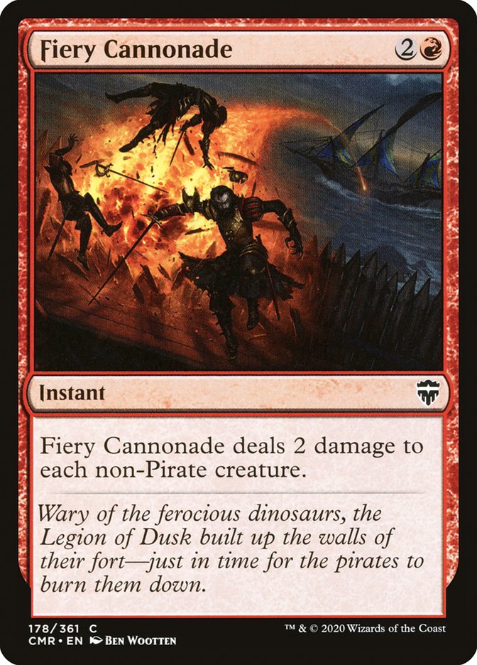 Fiery Cannonade [Commander Legends] Magic: The Gathering