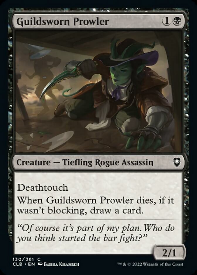 Guildsworn Prowler [Commander Legends: Battle for Baldur's Gate] Magic: The Gathering