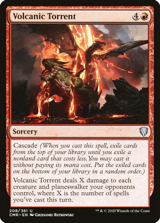 Volcanic Torrent [Commander Legends] Magic: The Gathering