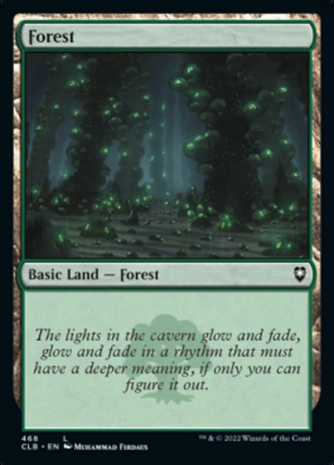 Forest (468) [Commander Legends: Battle for Baldur's Gate] Magic: The Gathering