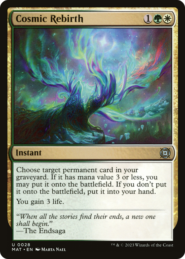 Cosmic Rebirth [March of the Machine: The Aftermath] Magic: The Gathering