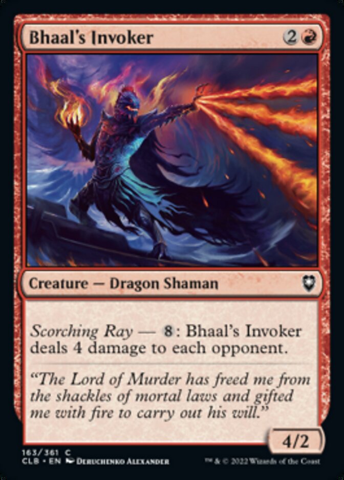 Bhaal's Invoker [Commander Legends: Battle for Baldur's Gate] Magic: The Gathering