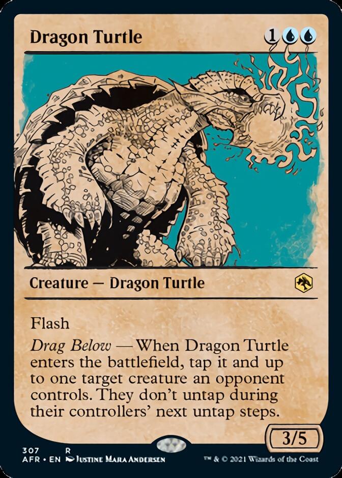 Dragon Turtle (Showcase) [Dungeons & Dragons: Adventures in the Forgotten Realms] Magic: The Gathering