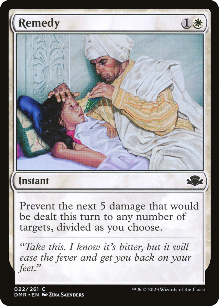 Remedy [Dominaria Remastered] Magic: The Gathering