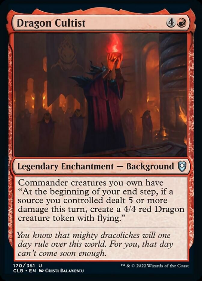 Dragon Cultist [Commander Legends: Battle for Baldur's Gate] Magic: The Gathering