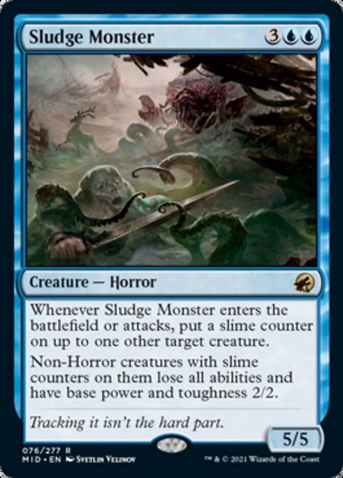 Sludge Monster [Innistrad: Midnight Hunt] Magic: The Gathering