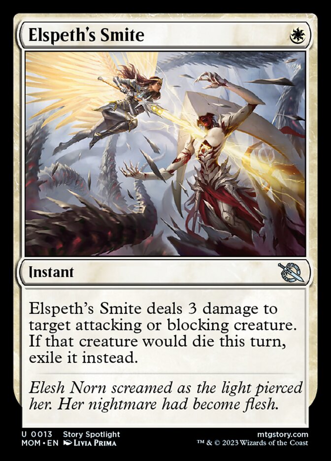 Elspeth's Smite [March of the Machine] Magic: The Gathering