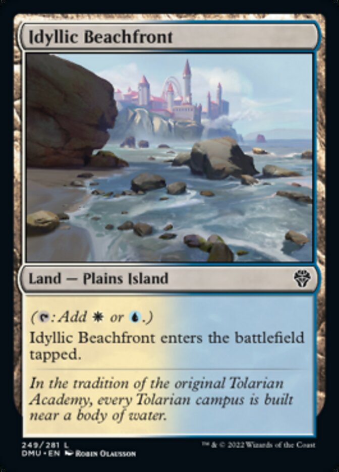 Idyllic Beachfront [Dominaria United] Magic: The Gathering