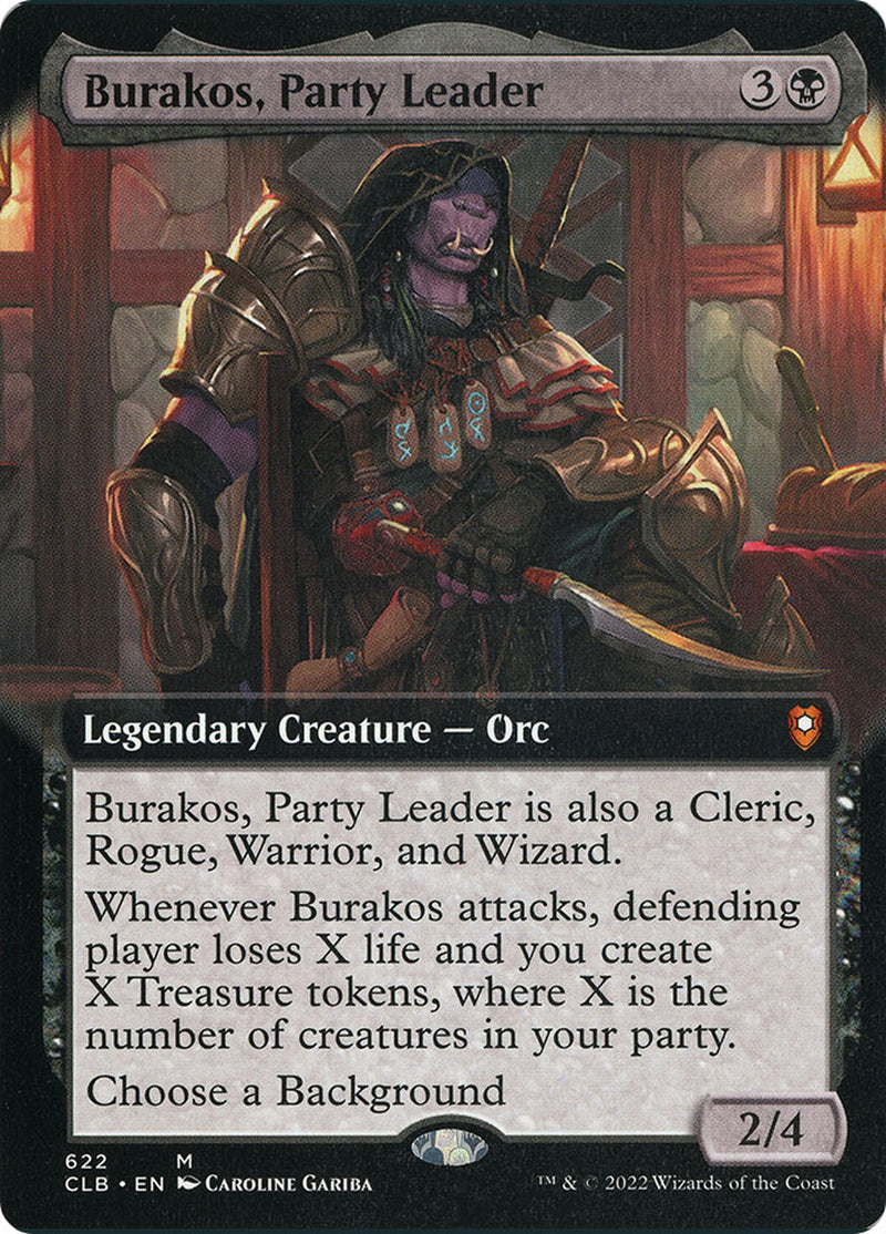 Burakos, Party Leader (Extended Art) [Commander Legends: Battle for Baldur's Gate] Magic: The Gathering