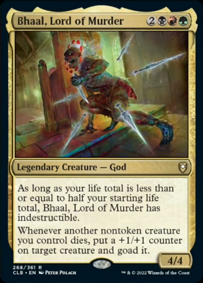 Bhaal, Lord of Murder [Commander Legends: Battle for Baldur's Gate] Magic: The Gathering