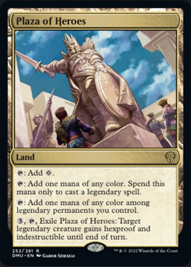 Plaza of Heroes [Dominaria United] Magic: The Gathering