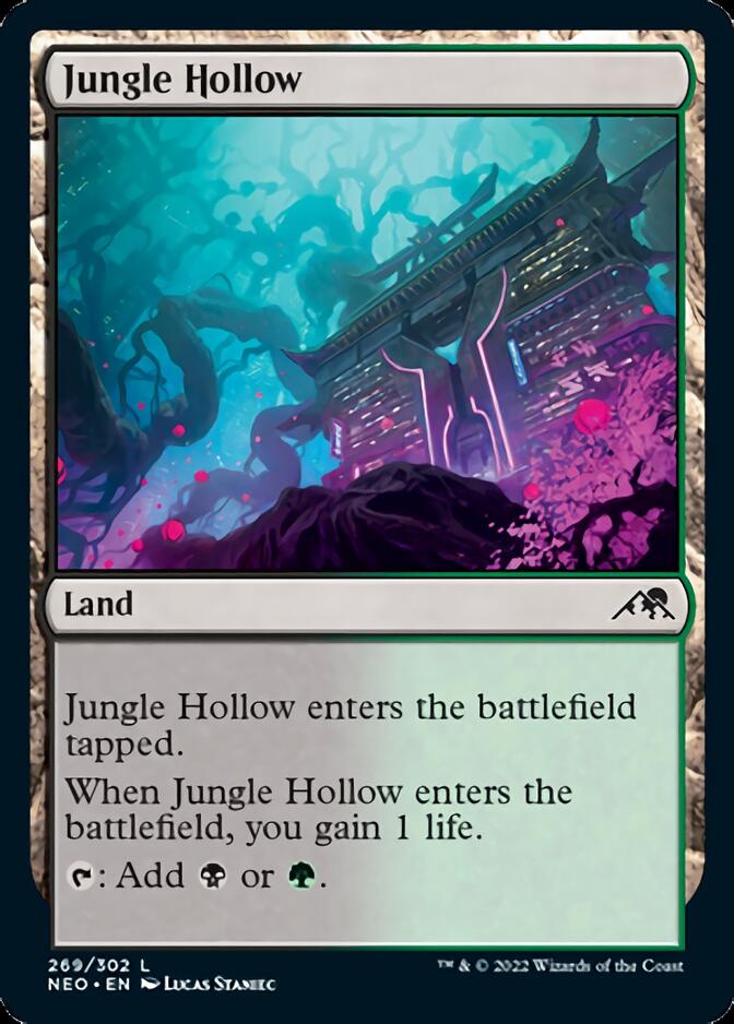 Jungle Hollow [Kamigawa: Neon Dynasty] Magic: The Gathering