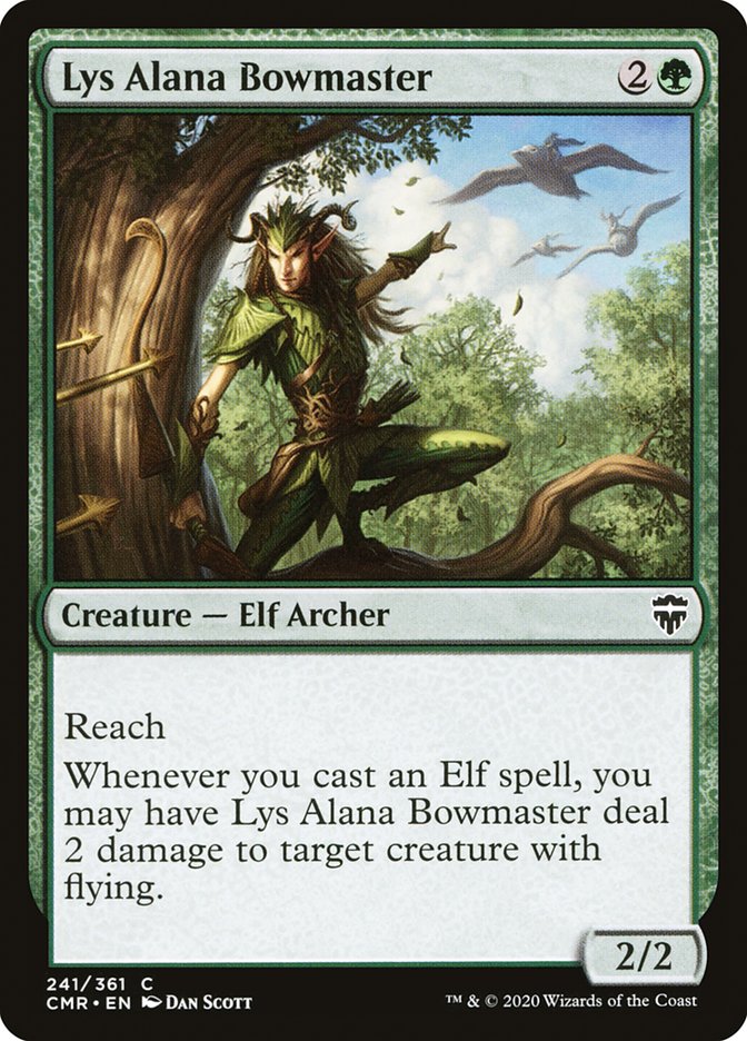 Lys Alana Bowmaster [Commander Legends] Magic: The Gathering