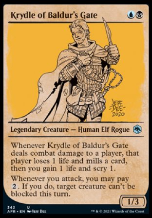 Krydle of Baldur's Gate (Showcase) [Dungeons & Dragons: Adventures in the Forgotten Realms] Magic: The Gathering