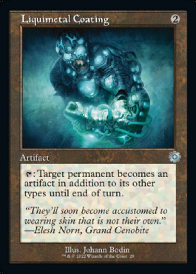 Liquimetal Coating (Retro) [The Brothers' War Retro Artifacts] Magic: The Gathering