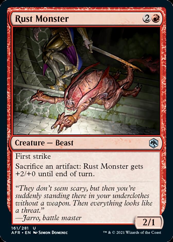 Rust Monster [Dungeons & Dragons: Adventures in the Forgotten Realms] Magic: The Gathering