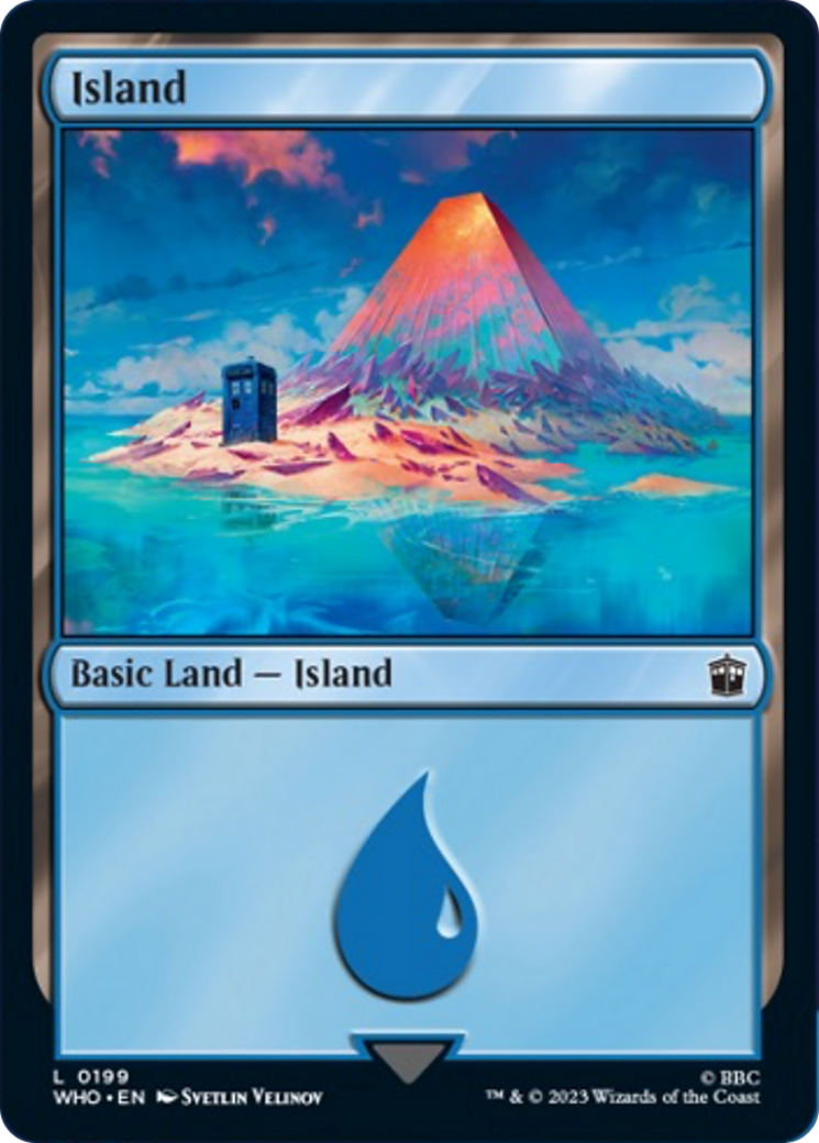 Island (199) [Doctor Who] Magic: The Gathering